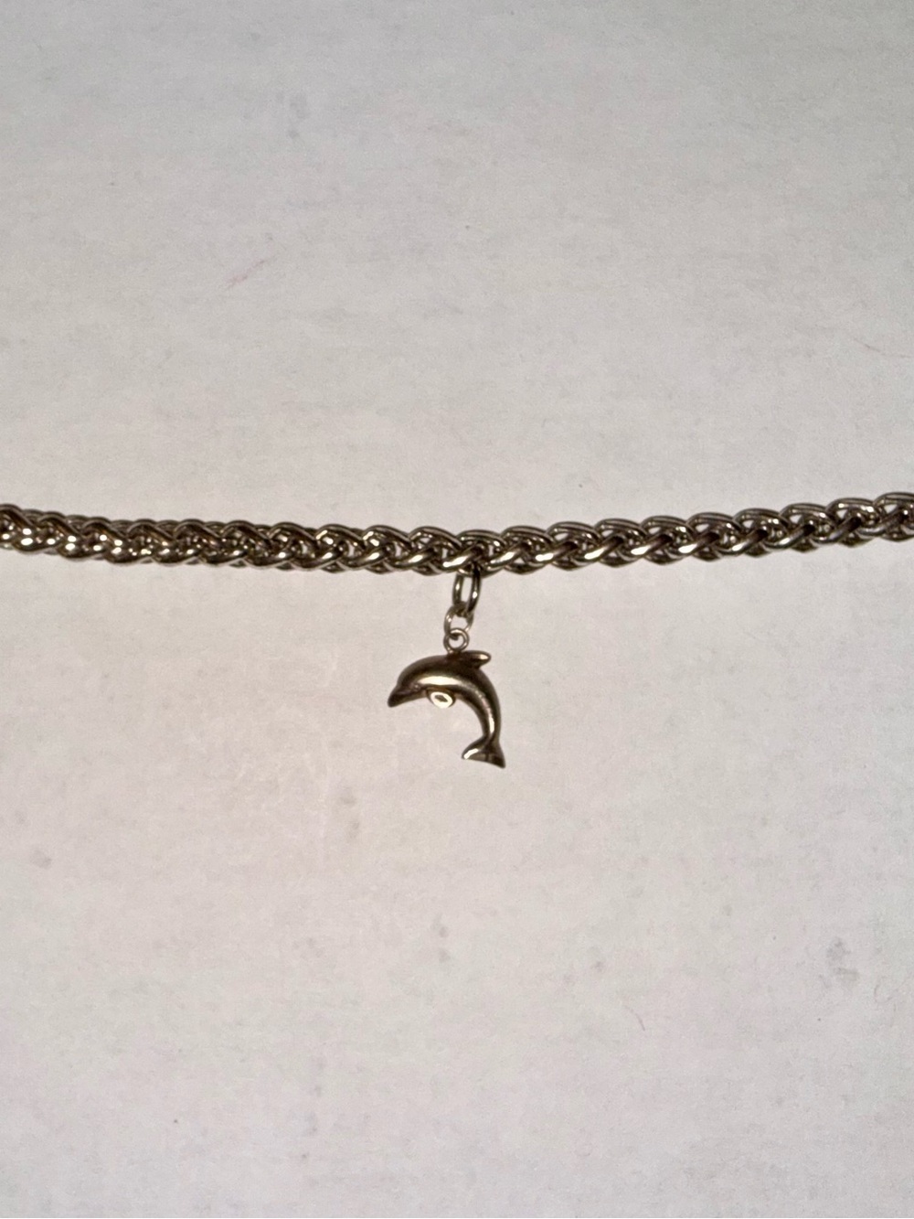 Silver Dolphin Charm Bracelet - Women's Jewelry
